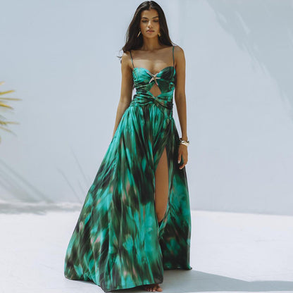 Traje Verde Baño Verano