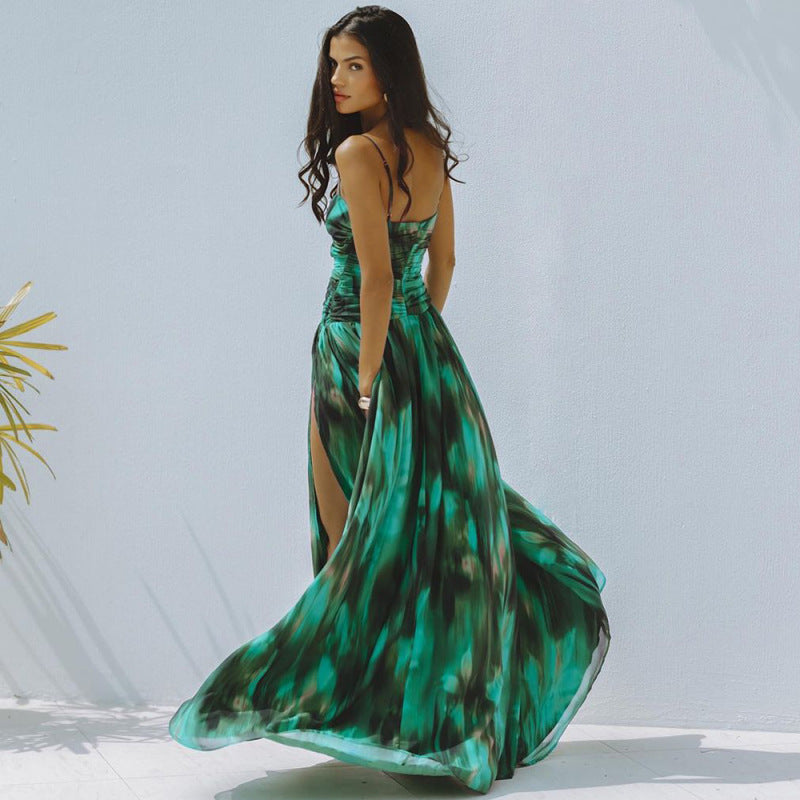 Traje Verde Baño Verano