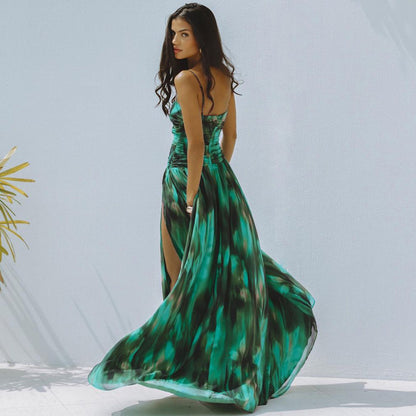 Traje Verde Baño Verano